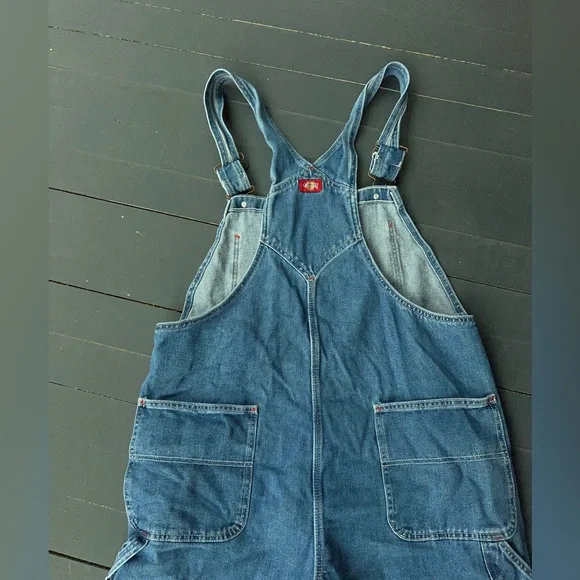 Dickies Classic Blue Denim Overalls - Picture 9 of 11